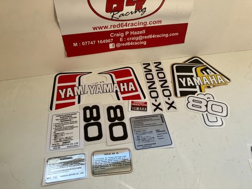 Yamaha 1982 set - yz, j